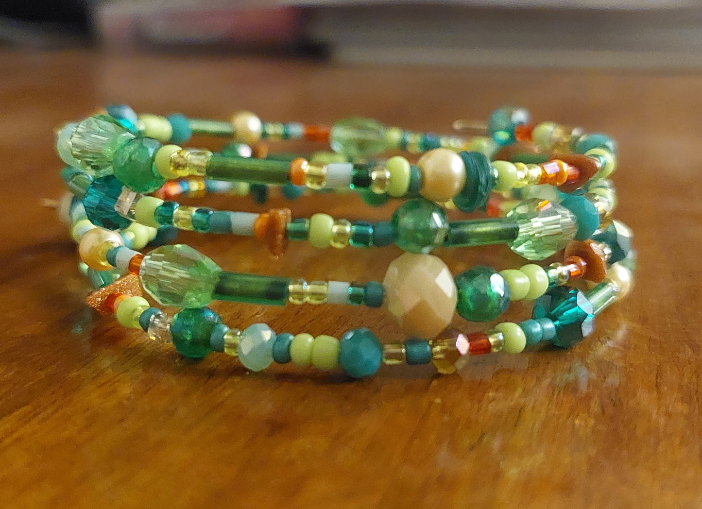 Forest wrap bracelet