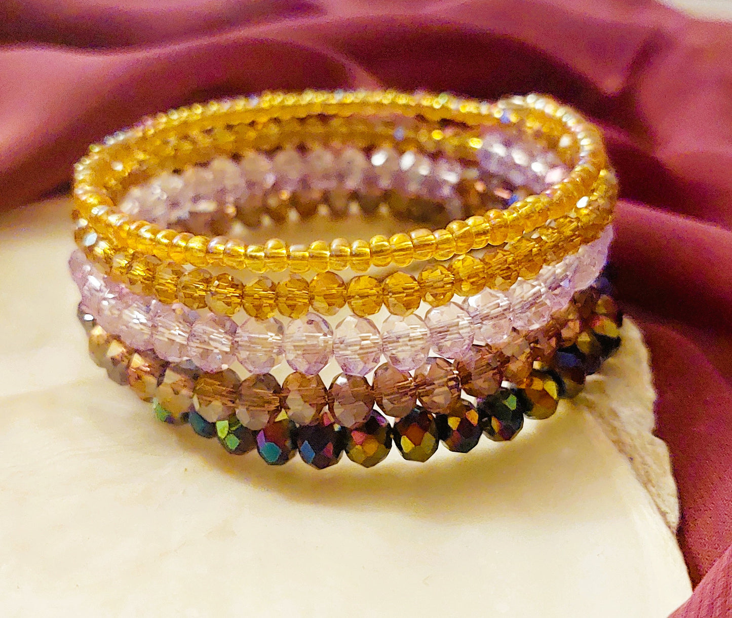 Sunset wrap bracelet